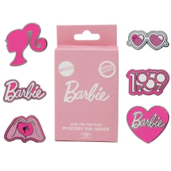 Barbie Mystery Enamel Pin Blind Box Series, Barbie Hand Heart, Barbie 1959 Logo, Barbie Ponytail Silhouette, Barbie Signature, Barbie Heart Sunglasses, or Barbie Heart Signature