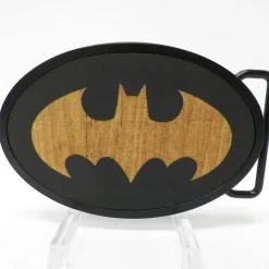 Batman Framed GW Black - Chrome Oval Rock Star Buckle