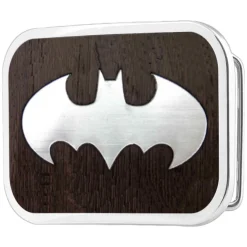 Batman Framed Marquetry Black Walnut/Metal - Matte Rock Star Buckle