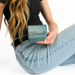 Bi-Fold Wallet - CHEVROLET Side Panel Script Blues/Silvers