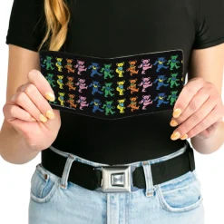 Bi-Fold Wallet - Dancing Bears Black Multi Color