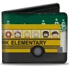 Bi-Fold Wallet - SOUTH PARK ELEMENTARY School Bus Character Group Scene