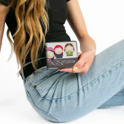 Bi-Fold Wallet - South Park Bebe and Wendy Deep Learning Hopscotch Group Scene