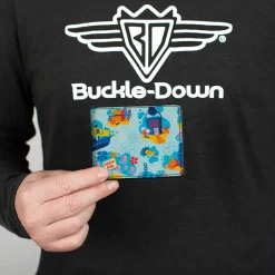 Bi-Fold Wallet - SpongeBob SquarePants Under the Sea Icons Collage Blues