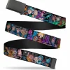 Black Buckle Web Belt - Injustice League of America Issue #13 Villains Webbing