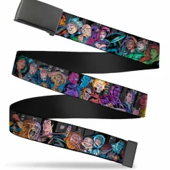 Black Buckle Web Belt - Injustice League of America Issue #13 Villains Webbing