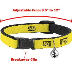 Breakaway Cat Collar with Bell - Marvel Universe Superheroes Stacked