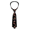 Buckle-Down Necktie - Americana Stars & Flags Black/Red/White/Blue