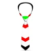 Buckle-Down Necktie - Arrows White/Multi Color