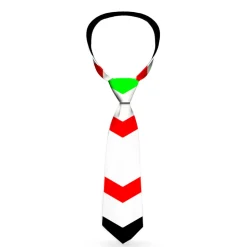 Buckle-Down Necktie - Arrows White/Multi Color