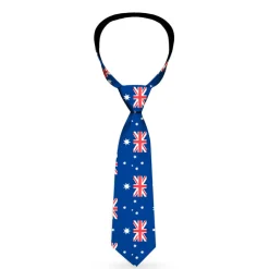 Buckle-Down Necktie - Australia Flags