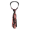 Buckle-Down Necktie - Bacon w/Text2