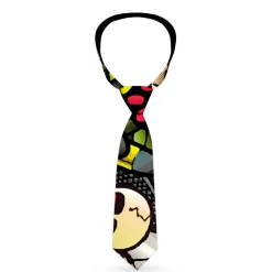 Buckle-Down Necktie - Born to Raise Hell Pink