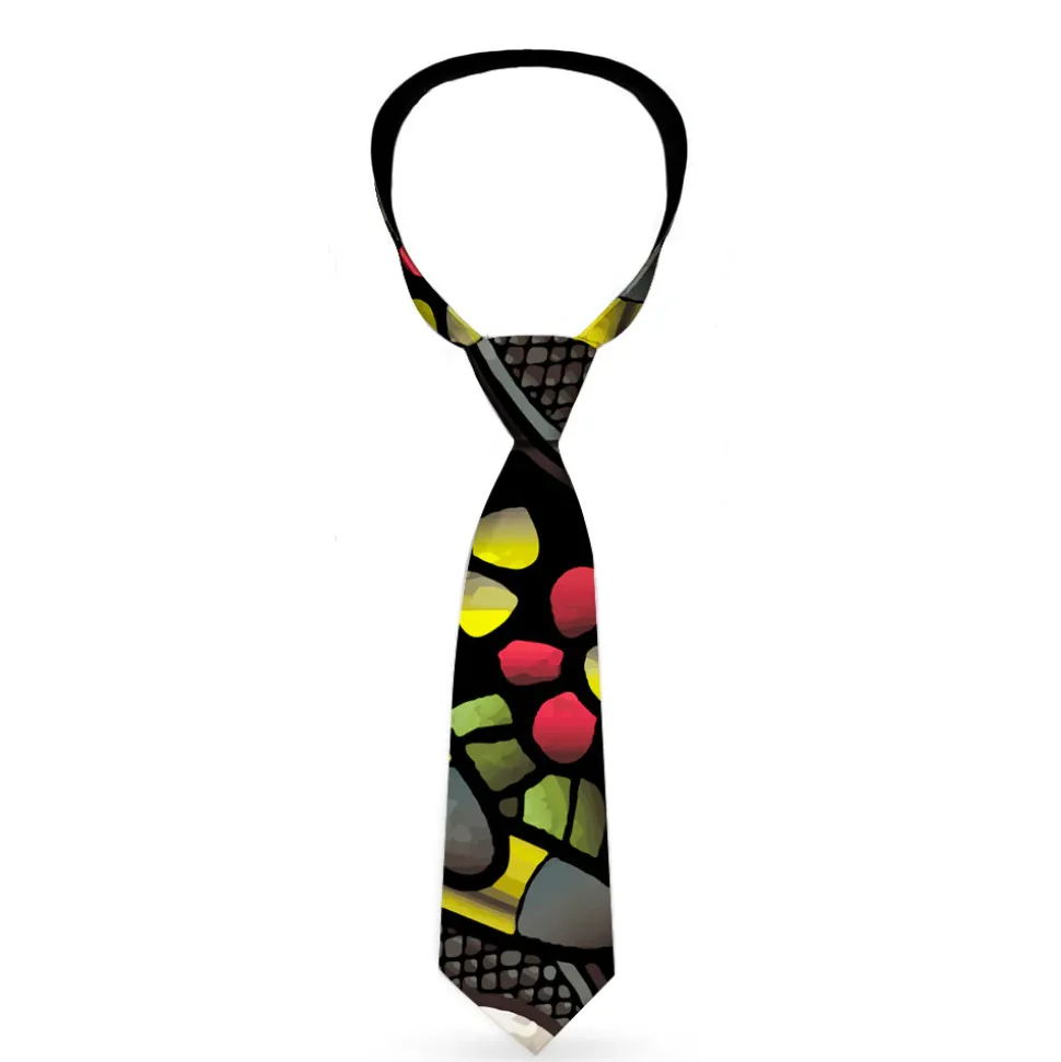 Buckle-Down Necktie - Born to Raise Hell C/U Black