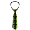 Buckle-Down Necktie - CA$H MONEY Black/Green
