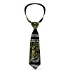 Buckle-Down Necktie - CALIFORNIA/Flag Bear Black/Camo Gray/Camo Olive