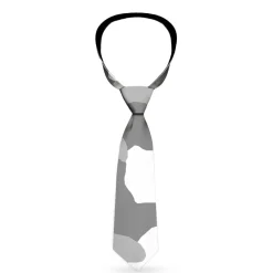 Buckle-Down Necktie - Camo White