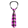 Buckle-Down Necktie - Checker Mosaic Purple