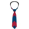 Buckle-Down Necktie - Chevron2 Red/Navy