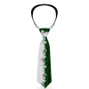 Buckle-Down Necktie - Colorado Mountains Green/Black Text/Grays
