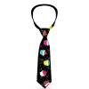 Buckle-Down Necktie - Cupcake Sprinkles Black/Multi Color