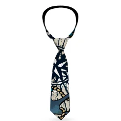 Buckle-Down Necktie - Dead Men Tell No Tales C/U White