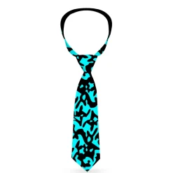 Buckle-Down Necktie - Eighties 1 Blue/Black