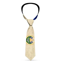 Buckle-Down Necktie - El Salvador Flag/Black