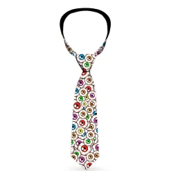 Buckle-Down Necktie - Eyeballs Stacked