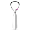 Buckle-Down Necktie - Flag Asexual Black/Gray/White/Purple