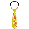 Buckle-Down Necktie - Fox Face Scattered Warm Olive2