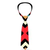 Buckle-Down Necktie - Geometric1 Black/Red/Tan/Brown/Baby Blue