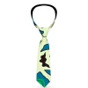 Buckle-Down Necktie - Ghost BOO! Blue/Multi Color