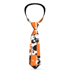 Buckle-Down Necktie - Grunge Bricks Orange