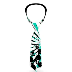 Buckle-Down Necktie - Grunge Chaos Green