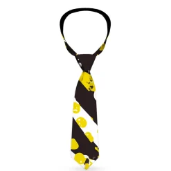 Buckle-Down Necktie - Grunge Tread Yellow