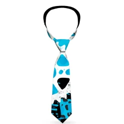 Buckle-Down Necktie - Grunge Gears Blue