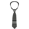 Buckle-Down Necktie - Guitar Neck Black/White