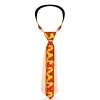 Buckle-Down Necktie - Hot Dog w/Mustard & Ketchup Vivid