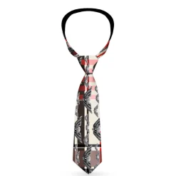 Buckle-Down Necktie - Irish Skulls/Plaid