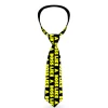 Buckle-Down Necktie - LIKE A BOSS Black/Yellow