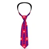 Buckle-Down Necktie - MERICA/Star Red/Blue/White