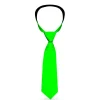 Buckle-Down Necktie - Neon Green Print