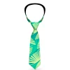 Buckle-Down Necktie - Palm Leaves Stacked Pastel Greens