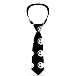 Buckle-Down Necktie - Panda Bear Repeat