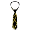 Buckle-Down Necktie - Police Line Black/Yellow