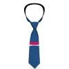 Buckle-Down Necktie - Rings Turquoise/White/Fuchsia