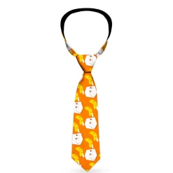Buckle-Down Necktie - Take Out/Fortune Cookies Orange