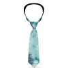 Buckle-Down Necktie - Tie Dye Reflection Turquoise Blues