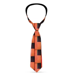 Buckle-Down Necktie - Vintage US Flag Repeat